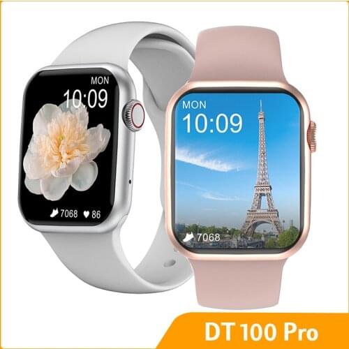 New Xiaomi Youpin Smart Watch DT100 Pro Bluetooth Call Heart Rate Sleep Monitor Men Women Smartwatch Custom For Phone Huawei