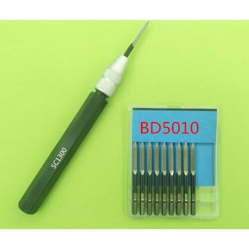 Trimming knife Deburring plane scraper 10PCS BD5010+1PCS SC1300