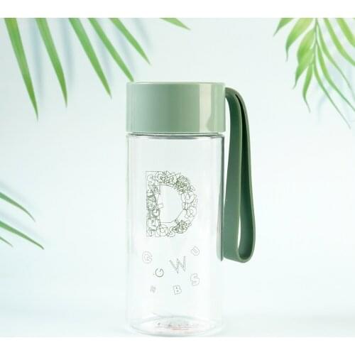 380ML Plastic Sport Bottle Coffee Milk Cup Water Bottle Outdoor Travel Drink Bottles Portable Leakproof Drinkware Water Bottle