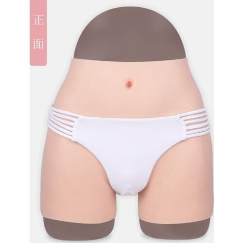 Enhancer Hip 85CM Silicone Realistic Vagina Panties Shemale Crossdresser Pussy Pants Transgender Artificial Sex Fake Underwear