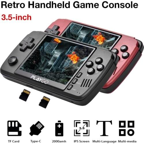 Retro Handheld Game Console Video Game Conrtoller Open Source System Classic Joystick Video Gaming Machine For Children Boosted