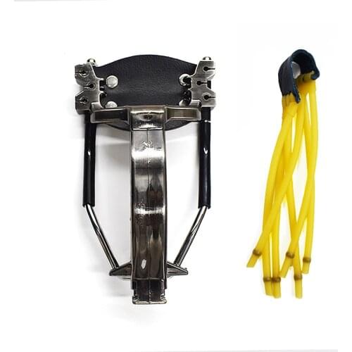 Slingshot Hunting Catapult Folding Wrist Traditional Rubber Band Slingshots Powerful Outdoor Shooting Fishing Game Sling Shot