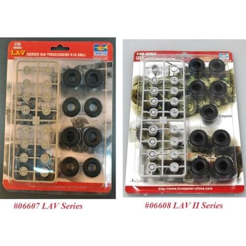 Trumpeter 06607 06608 1/35 Scale LAV/LAV II Series 8x8 Tyres 325/85/ R16 XML Model Accessories