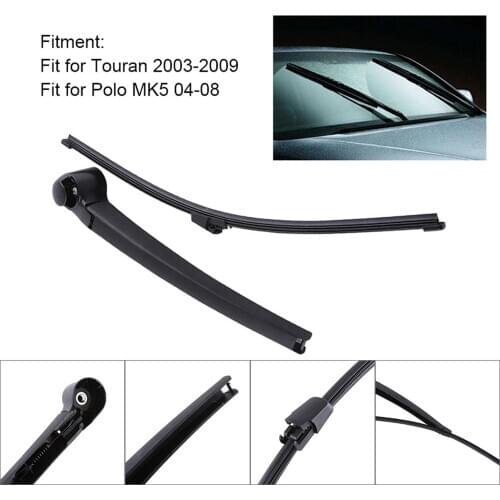Rear Window Windscreen Windshield Wiper Arm&Blade for VW Touran 2003-2009 Car Wiper