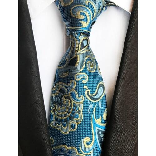 High Level Men Paisley Neck Ties Jacquard Woven Necktie for Man