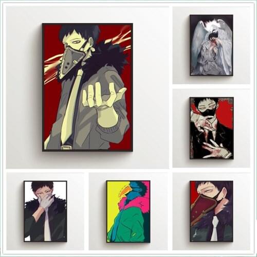 WTQ Canvas Painting Anime Posters Boku No Hero Academia Chisaki Kai Wall Decor Wall Art Picture Room Decor Home Decor