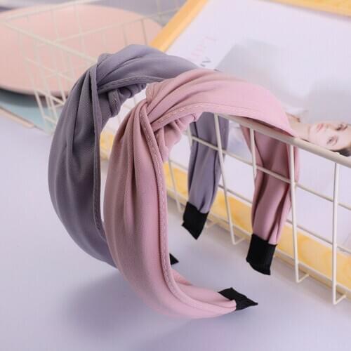 Bohemian Women Wrapped Headband Hairband Bow Knot Cloth Headwrap Hair Hoop Versatile Headband Hair Accessories