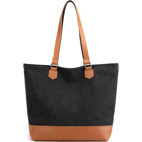 2021 Fashion Canvas Tote Bag For Women All Match Ladies Shoulder Bags Casual Big Capacity