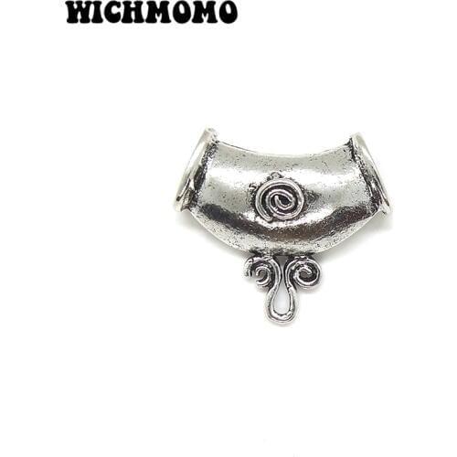 2019 New Fashion 27*30mm 3pieces/bag Retro Zinc Alloy V Shape Connectors Pendant for Necklace Jewelry Accessories