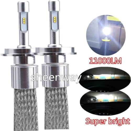 2x Car lamp H1 H3 H4 H7 H11 9005 9006 12V LED Headlight 11000LM Auto Headlight D1S D4S D2S H8 Replace Light Source Driving bulbs