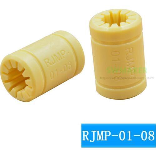 4/10PCS Solid Polymer RJMP-01-08 Bearing 8mm shaft Drylin 8*16*25mm for Prusa Medel 3D Printer / CNC machine