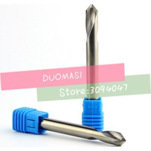5.0*100 mm*90degrees 2pcs/set Solid carbide Extended pilot drill Cemented carbide cutting tools Free shipping