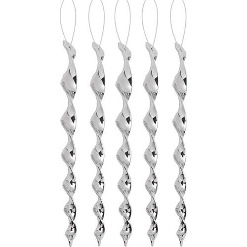 60 Pcs Bird Repellent Reflective Scare Rods Protect Crop Ornamental Safe Spiral Pigeons Deterrent Control Device Garden Ornament