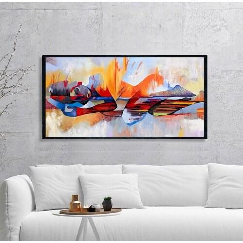 Watercolor Lord Buddha Abstract Oil Painting on Canvas Religious s and Prints Cuadros Wall Art Pictures For Living Room