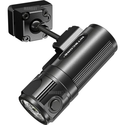 Free Shipping Nitecore HM01 HEADLAMP 360 Pivoting ARC Rail Tactical Helmet Mounted Light 320 Lumens + CR123A Battery Lightweight