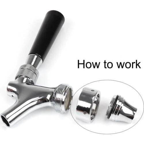 TWELVETAP 304 stainless steel Quick disconnect Beer Faucet Adaptor for Draft Faucet Tap Homebrew Kegged Faucet Tail Accessories