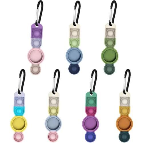 Anti-Lost Locator Tracker Case Cover for Apple Airtags Wear-resistant Protector Shockproof Smart Accessory For Air Tag Keychain