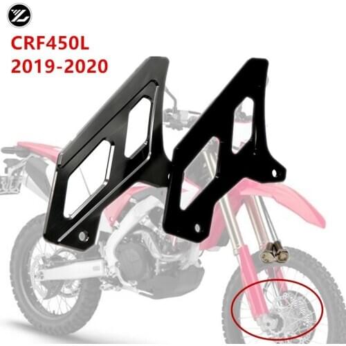 CRF450L Motorcycle Front Brake steel Caliper Cover Protection Cover Guard For Honda CRF 450L CRF450 2019 2020