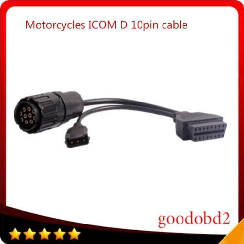 For BMM ICOM Interface D Module Motorcycles Diagnostic ICOM-D 10pin OBD OBDII Adaptor OBD2 Tool 10 Pin ICOM D Cable to 16pin A2