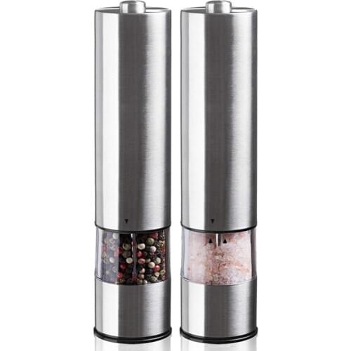 Electric Salt and Pepper Grinder Set (Batteries not included) GXMA