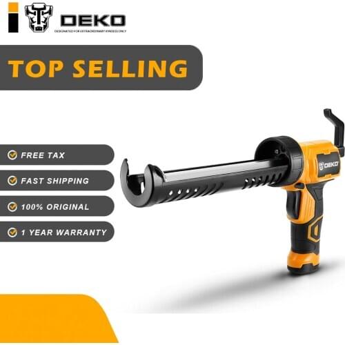 DEKO Automatic Electric Glue Gun Heat Hot Melt Multi-function Electric Pressure Glue Sewing Seams Sealant Waterproof Glue