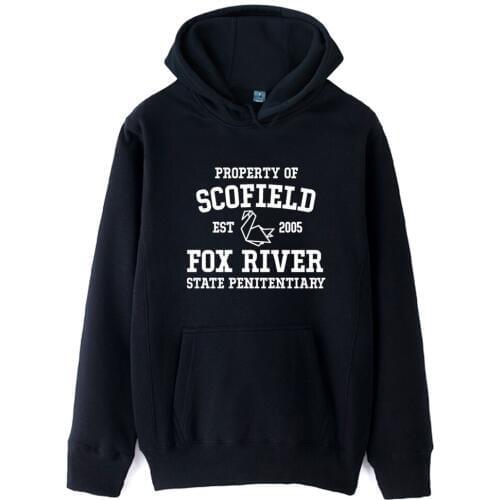 Prison Break Paper Crane EST 2005 Scofield Fox River Girl Woman Hoodie Autumn Winter Fleece Couple Clothes ZIIART