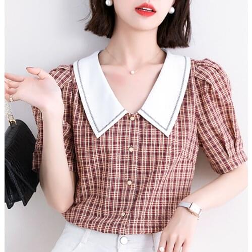 Foxmertor Women's Plaid Shirts