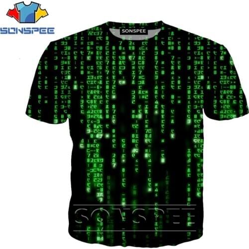 Anime 3D Print T Shirt Movie Men Women The Matrix Fashion T-shirt Rock Harajuku Tees Funny Men Clothing Streetwear Oversized