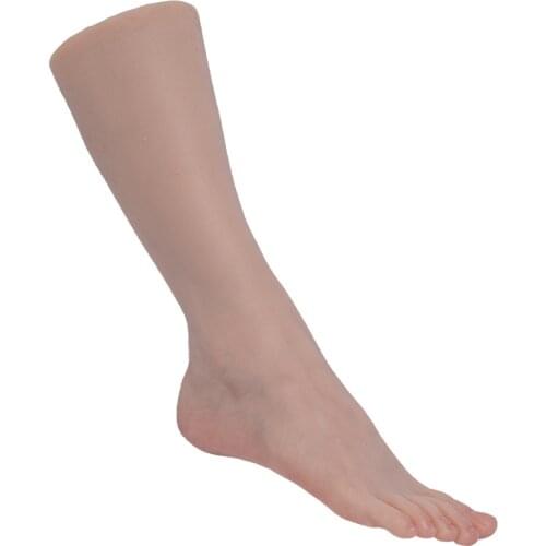 Simulation foot model real inverted leg shooting display props medical painting prosthetic tasting version TGJTA