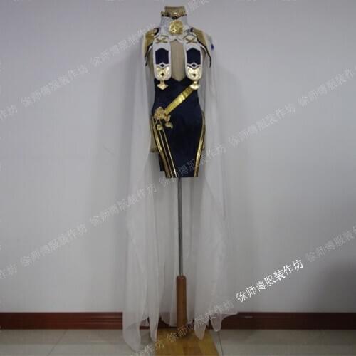 [Customized] Anime Azur Lane SIRIUS Sexy Cheongsam Uniform Party Dress Cosplay Costume Women Halloween Free Shipping 2020