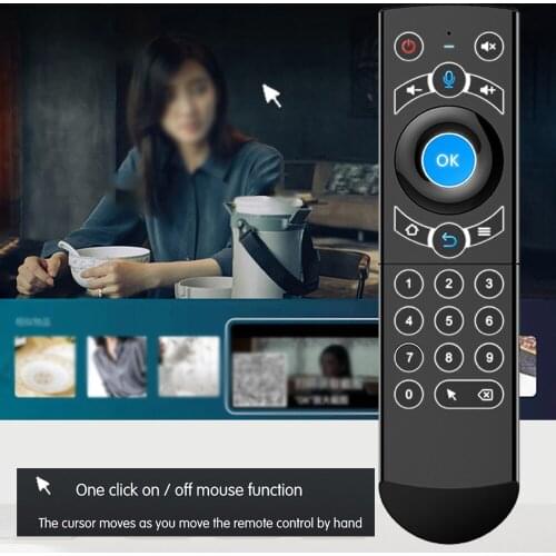 Kebidu G21 Wireless Air Mouse Remote Control IR Learning for Android TV Box 2.4G Smart Voice X96 Mini H96 MAX PK G20S