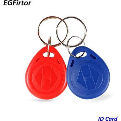 10Pcs ID copy card T5577 Access Control Card Repeated Erase Key Ring 125K Sensor Button Encryption Card