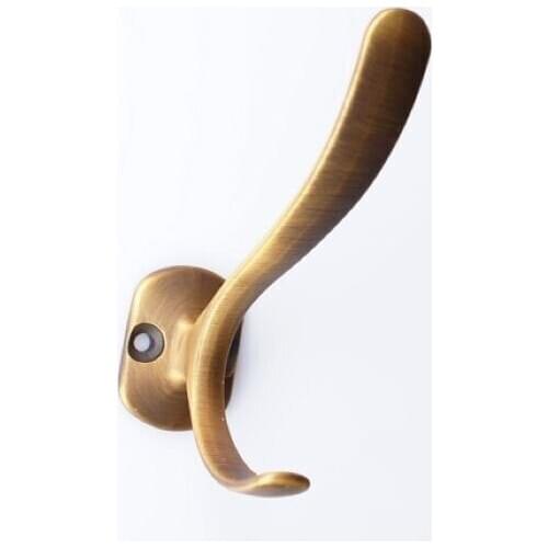 Country Style Zinc Alloy Antique Single Coat Hook And Bathroom Hook