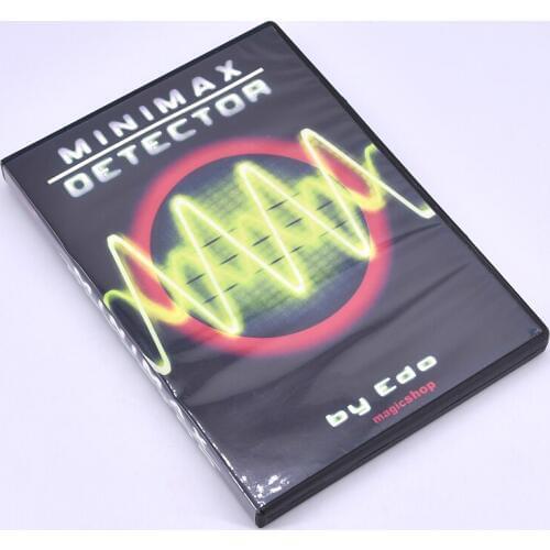 Minimax (Gimmick and DVD) Magic Tricks Close Up Magia Sensitive Electronic Magnetic Detector Magie Illusion Gimmick Props Magica