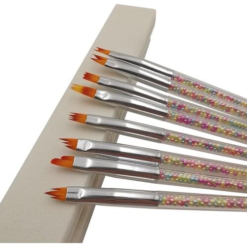 Nail Brush Set 8pcs Painting Different Artistic Patterns