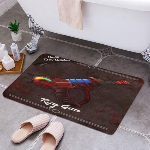 Ray Gun 3D Print Doormats Rectangle Non-Slip DoorMat Bedroom Kitchen Entrance Print Door rugs Dropshipping