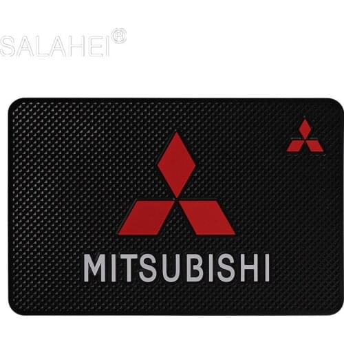 Car Non-Slip Mat Dashboard Silicone Storage Pad For Mitsubishi Ralliari ASX Lancer L200 Pajero V31 Outlander Eclipse EVO Galant