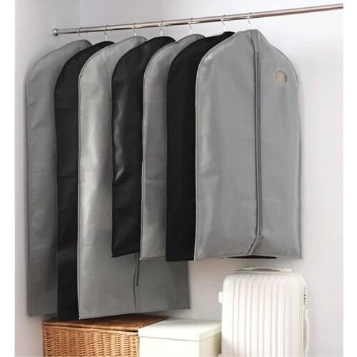 Professional Garment Bag Cover Suit Dress Storage Non-woven Breathable Dust Cover Protector Travel Carrier cloth dust cover