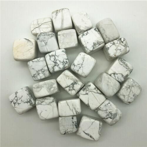 Drop Shipping 100g 10-30mm White Turquoise Gravel Bulk Turquoise White Crush Crystal Fish Tank Natural Stones and Crystals