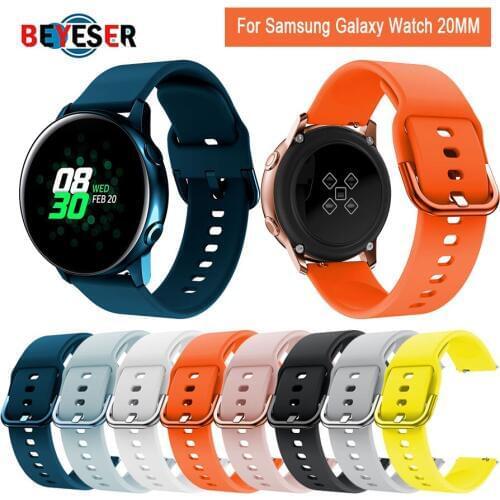 Watch Bands for Samsung Galaxy Watch 3 41mm Active 2 40mm 44mm Strap Classic S2 Gear S2 Sport 20mm Quick Release Watch Band Belt