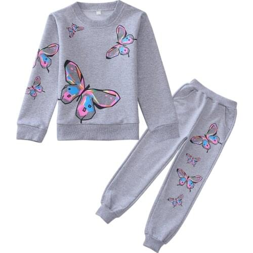 Childrens clothes suit fashion teen girl sportswear spring 2 piece set childrens sports suit 8 10 12 years teenage girl clothi