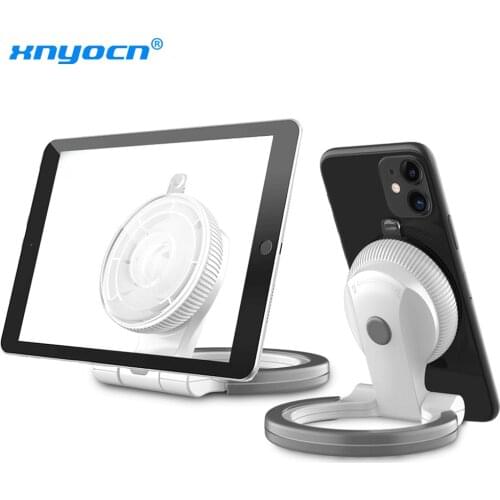 360° Rotation Universal Tablet Stands Cell Phone Holder Metal Phone Grip Washable Multi-function Desk&Wall Bracket For Ipad Pro