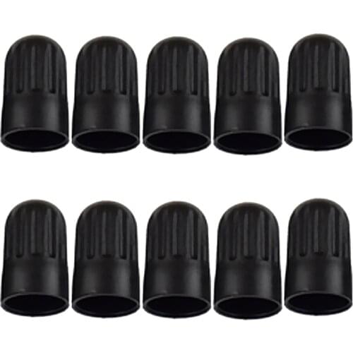 10 Pieces Long Plastic Protection Cap Cover For TR20008 TPMS Valve Black
