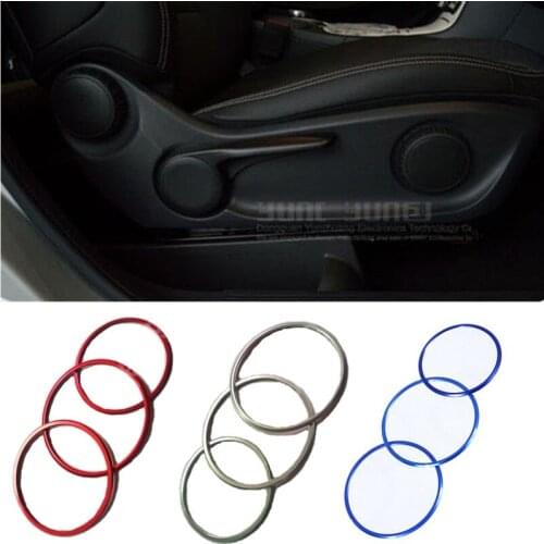 Car Styling Seat Adjustment Switch Decoration Ring Trim Fit For Mercedes Benz A B GLA CLA Class W176 W117 W246 C117 A180