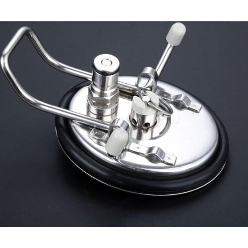 Stainless Steel Ball Lock Keg Lid Carbonation Home Brew Beer Style Replacement 110*79mm
