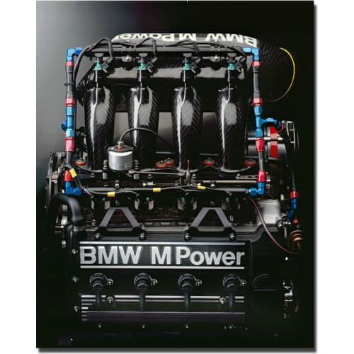 MT448 BMW M3 E30 Series M-Power Racing Hot Car Cool Gift Oil Painting Art Poster Print Canvas Home Decor Picture Wall Print