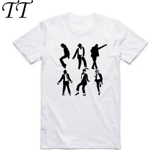 Asian Size Men Women Printing Michael Jackson The King Of Pop T-shirt Summer Casual O-Neck Short Sleeves T-shirt HCP4132