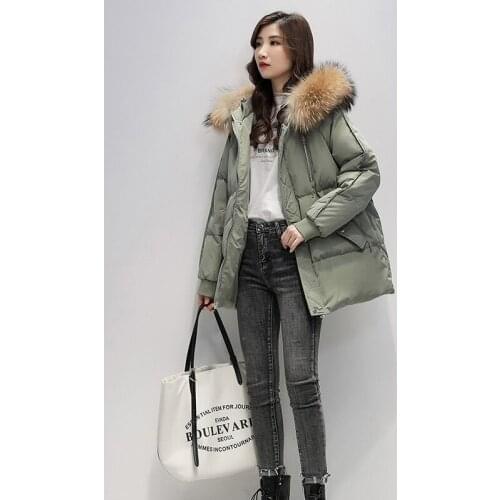 2021 New Large Size Loose Down Cotton Parka Coat Women Winter Jackets Thicken Warm Hooded Down Outwear Short Down Jacket S-3XL