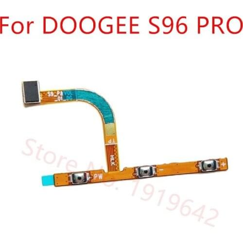 New Original For Doogee S96 Pro Cell Phone Parts Power On Off Button+Volume Key Flex Cable Side FPC Repair Accessories