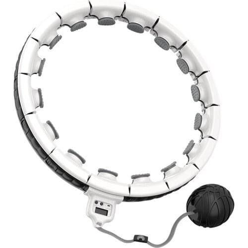 Smart Huula Hoop Will Not Fall Down Electric Fascia Ball Children Adult Home Waist Massager Fitness Equipment Sports Hulla Hoops